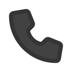 phone outline fill icon