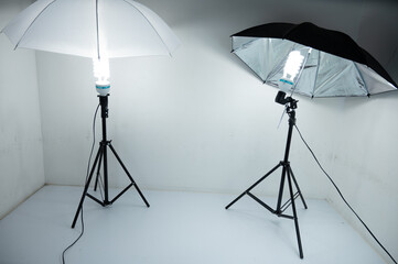 studio shot of a tripod
