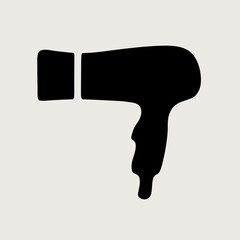 Hair Dryer Silhouette 