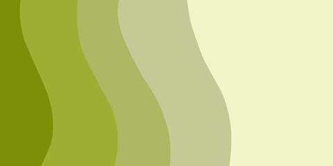 Wave green element design ilustration template 