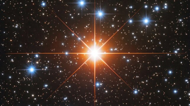 Bright Star in Cosmic Night