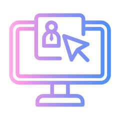 corporate Line Gradient Icon