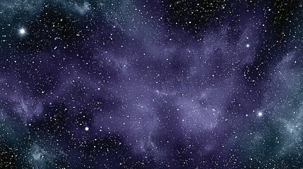Naklejka premium Deep space nebula with numerous stars.