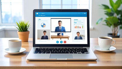 Online Video Conference Meeting.