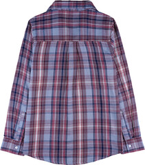 plaid shirt isolated on white