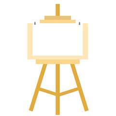 illustration of simple drawing board or canvas