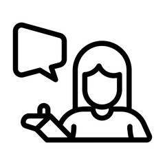 introduction Line Icon