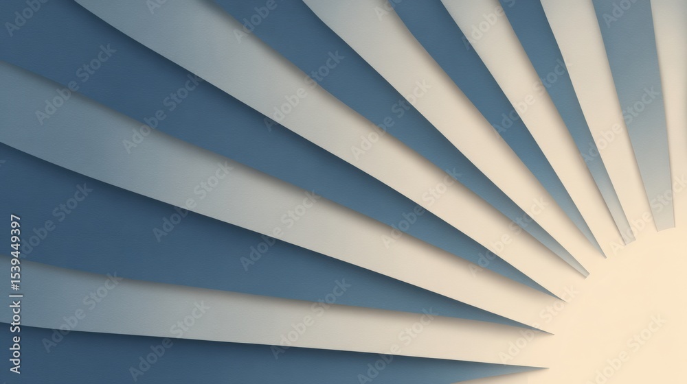 Poster intricate paper cut sunbeam pattern with clean space offering artistic design and visual texture