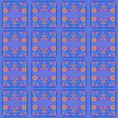 abstract floral background with flowers