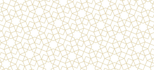 Naklejka premium 幾何学 抽象 星型 花 伝統 パターン 背景