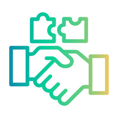 introduction Line Gradient Icon