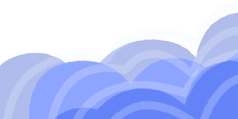 Blue clouds sky element grafis