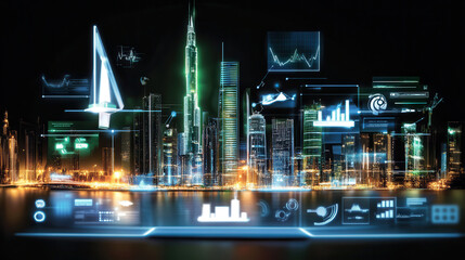 Smart city innovation energy saving buildings and disaster warning center for earthquake preparedness