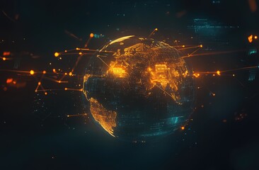 Globed Earth, digital network