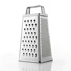 Kitchen grater with multiple grating surfaces isolated on white background