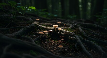 Forest Fungi Roots & Mushrooms