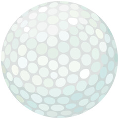 ゴルフボールのイラスト ベクター素材