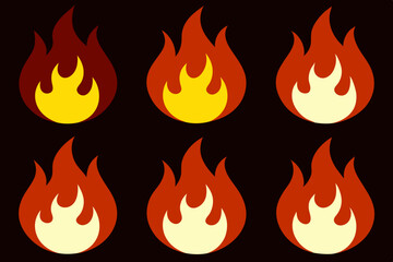 High-Quality Flame Vector Illustrations for Branding and Marketing