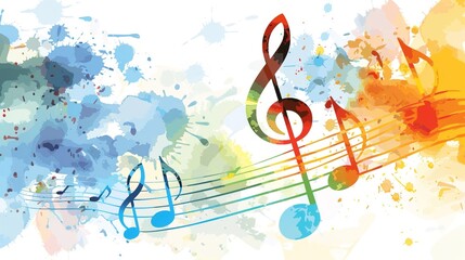 Watercolor Note Background &ndash; a soft and artistic visual. The gentle watercolor textures create a creative and calming backdrop for notes or designs.