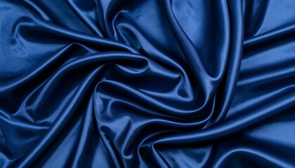 Obraz premium Blue Silk Drape Texture Background. (1)