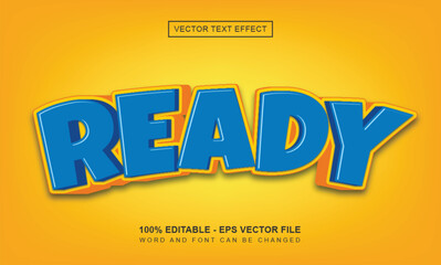 Ready text effect
