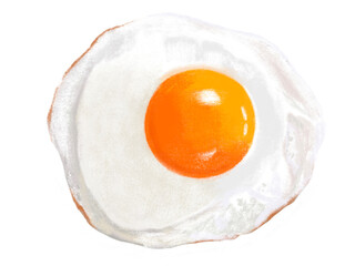 目玉焼き（半熟）