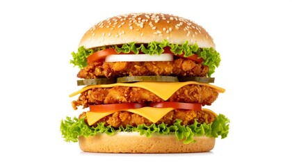 Double Crispy Chicken Burger.