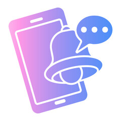 notification Gradient icon