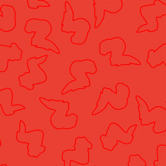 Chicken wings seamless pattern. wing chicken doodle pattern. fried chicken pattern background. Fast food background. 