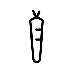 carrot line icon