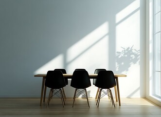 modern dining room