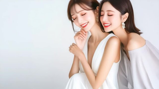 女性同士がくつろぐ