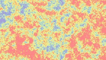 Vibrant pastel noise texture with soft pink, yellow, and blue tones. Cloud-like and dreamy, this abstract design is ideal for backgrounds, digital art, or playful graphic overlays.