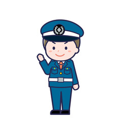 Fototapeta premium 警備員／ななめ／男性 12