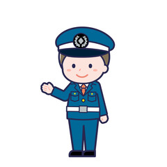 Fototapeta premium 警備員／ななめ／男性 15