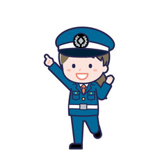 Fototapeta premium 警備員／ななめ／女性 05