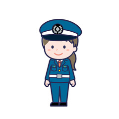 警備員／ななめ／女性 09