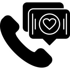 Obraz premium Lover Call Icon