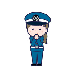 警備員／ななめ／女性 24