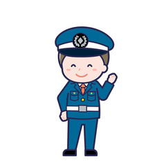 Fototapeta premium 警備員／ななめ／男性 04