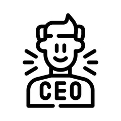executive line icon