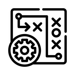 strategist line icon