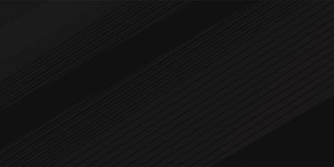 Black abstract background design. Modern wavy line pattern simple. Premium stripe texture for banner  business backdrop. modern abstract