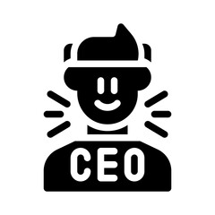 executive glyph icon