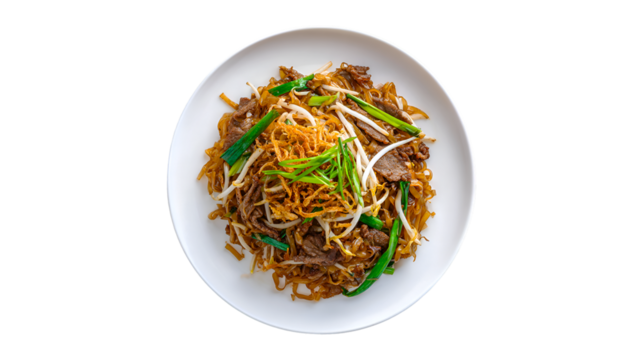 Delicious Beef Chow Mein Noodles Stir Fry Asian Food Dish