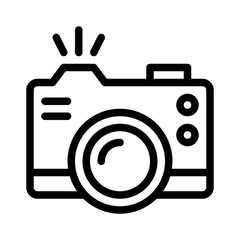 camera line icon