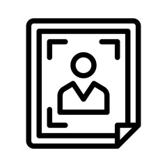 portrait mode line icon