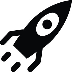 Launching a Rocket Icon Design for Space Exploration and Innovation
