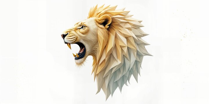 portrait of a lion