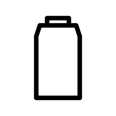 Tumbler Water Bottle Outline Icon for Drinks & Hydration